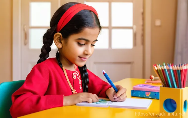 안녕자두야 관련 상품 목록 - **A vibrant, heartwarming scene of a child's bedroom featuring a neatly organized shelf dedicated to...