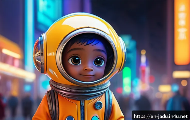 자두의 캐릭터 진화 과정 - A charming alien character named Jadoo depicted with a simple yet iconic design, featuring a round b...